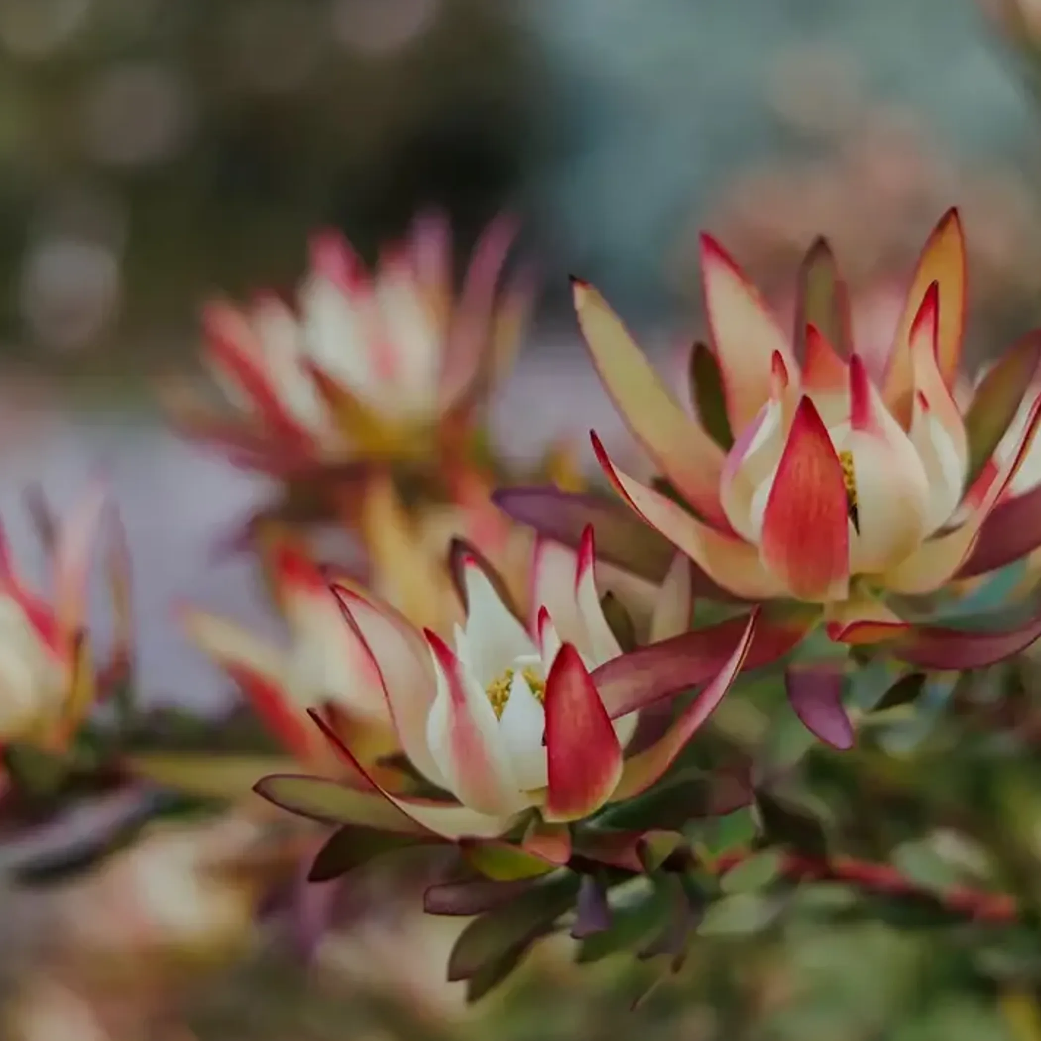 colourful botanical flowers